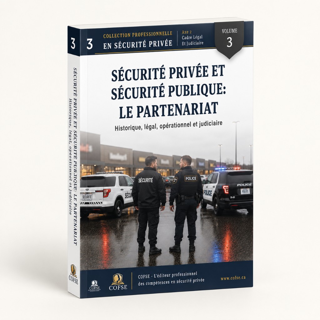 Volume 3 — Sécurité privée et sécurité publique : le partenariat